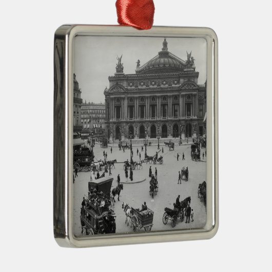 Algemeen uitzicht van het Opera House van Parijs Metalen Ornament (Rechts)