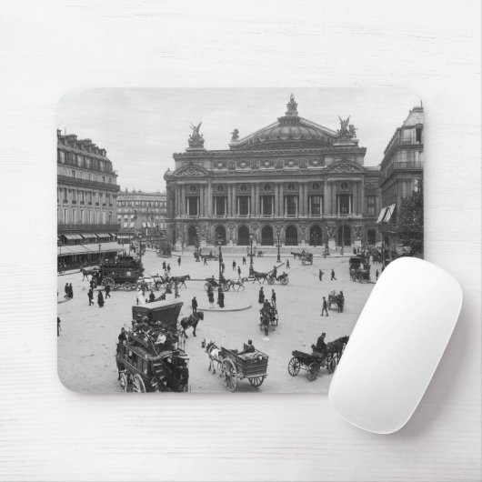 Algemeen uitzicht van het Opera House van Parijs Muismat (Met muis)