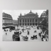 Algemeen uitzicht van het Opera House van Parijs Poster (Voorkant)