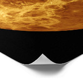 Algemeen uitzicht van het oppervlak van Venus Poster (Hoek)