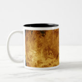 Algemeen uitzicht van het oppervlak van Venus Tweekleurige Koffiemok (Links)