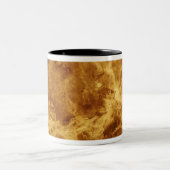 Algemeen uitzicht van het oppervlak van Venus Tweekleurige Koffiemok (Center)