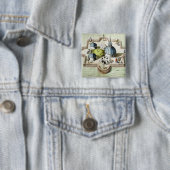 Algemeen Uitzicht van het Waarnemingscentrum Vierkante Button 5,1 Cm (In situ)