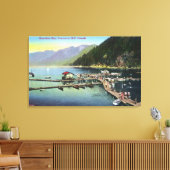 Algemeen Uitzicht van Hoefijzer Bay en Crowded Har Canvas Afdruk (Insitu (Woonkamer))