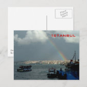 Algemeen Uitzicht van Istanbul Briefkaart (Voorkant / Achterkant)