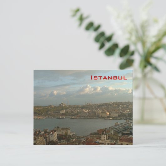 Algemeen Uitzicht van Istanbul Briefkaart (Staand voorkant)