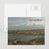 Algemeen Uitzicht van Istanbul Briefkaart (Voorkant / Achterkant)