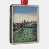 Algemeen Uitzicht van Londen Metalen Ornament (Rechts)