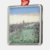 Algemeen Uitzicht van Londen Metalen Ornament (Links)