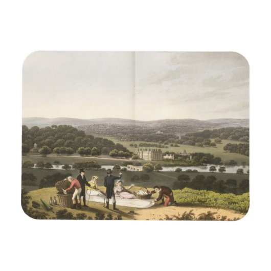 Algemeen Uitzicht van Longleat uit de Prospect Hil Magneet (Horizontaal)