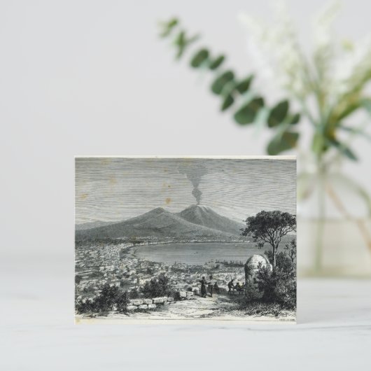 Algemeen Uitzicht van Napels Briefkaart (Staand voorkant)