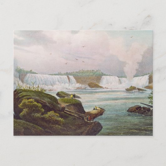 Algemeen Uitzicht van Niagara-Herfsten van Canadia Briefkaart (Voorkant)