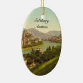 Algemeen Uitzicht van Salzburg, Oostenrijk Keramisch Ornament (Rechts)