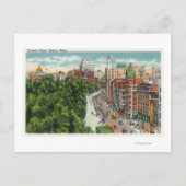 Algemeen Uitzicht van Tremont Street Briefkaart (Voorkant)