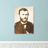 Algemeen Ulysses Grant C1865 Canvas Afdruk (Insitu (Houten vloer))