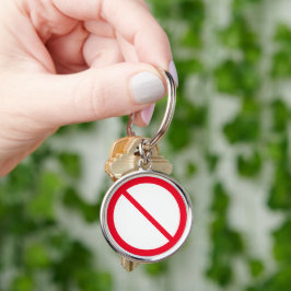 Algemeen verbodsteken | Premium-Sleutelhanger Sleutelhanger