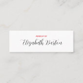 Algemeen visitekaartje (Voorkant)