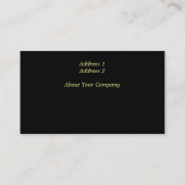 Algemeen Visitekaartje (Achterkant)