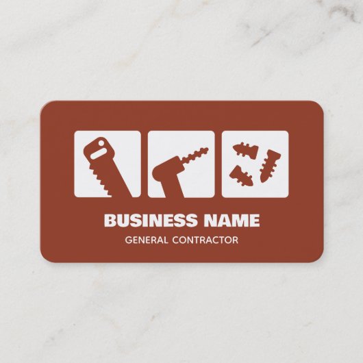 Algemeen visitekaartje contractant (Voorkant)