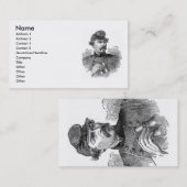 Algemeen Visitekaartje van de burgeroorlog (Voorkant / Achterkant)