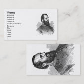 Algemeen Visitekaartje van de burgeroorlog (Voorkant / Achterkant)