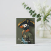 Algemeen - Vogelgids met bubbels Visitekaartje (Staand voorkant)