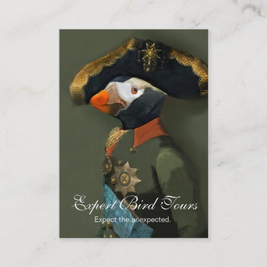 Algemeen - Vogelgids met bubbels Visitekaartje (Voorkant)