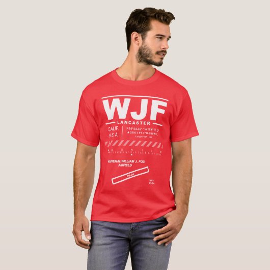 Algemeen William J. Fox Airfield WJF T-shirt (Voorkant volledig)