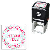 Algemene aangepaste officiële stempel naam locatie (In situ)