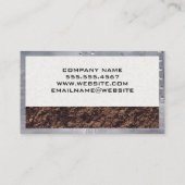 Algemene aannemer gereedschap | Bouwontwikkelaar Visitekaartje (Achterkant)