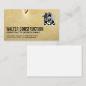 Algemene aannemer met gereedschap | Bouw Visitekaartje (Voorkant / Achterkant)