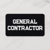 Algemene aannemer QR Visitekaartje (Voorkant)