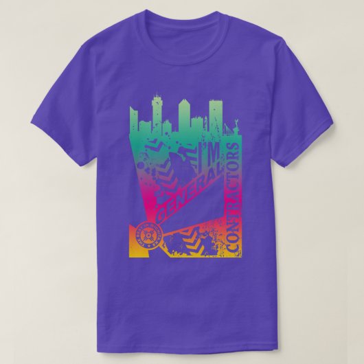 Algemene aannemers t-shirt (Design voorkant)