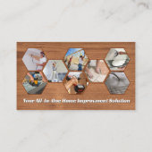 Algemene Aannemers Zakelijke Kaarten Visitekaartje (Achterkant)