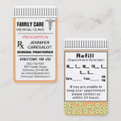 ALGEMENE ARTS Afspraak Herinnering Visitekaartje (Voorkant / Achterkant)