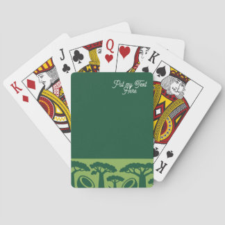 Algemene Baobab Kokosnoot Pokerkaarten
