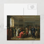 Algemene Bonaparte die een Zwaard geven aan Briefkaart (Voorkant / Achterkant)