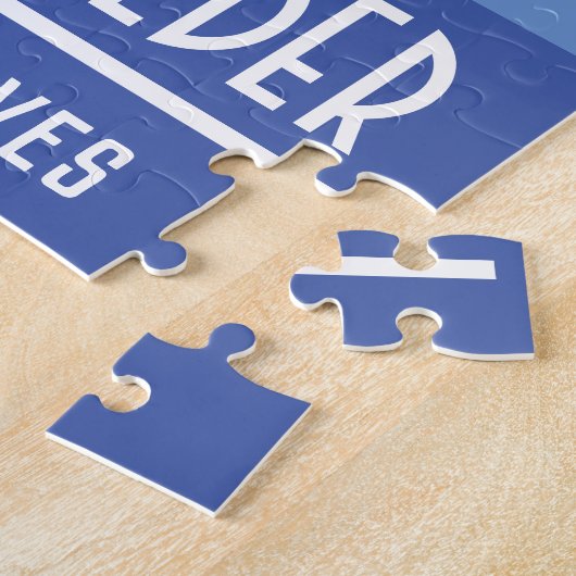 Algemene Bouwer met Bouwmaterialen. Legpuzzel (Zijkant)