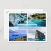ALGEMENE CARRERA LAKE - Argentinië Briefkaart (Voorkant / Achterkant)