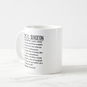 Algemene chirurg koffiemok (Voorkant links)