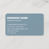 Algemene contractant visitekaartje (Achterkant)