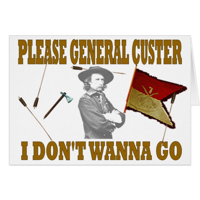 ALGEMENE CUSTER, IK WIL NIET GAAN (Voorkant Horizontaal)