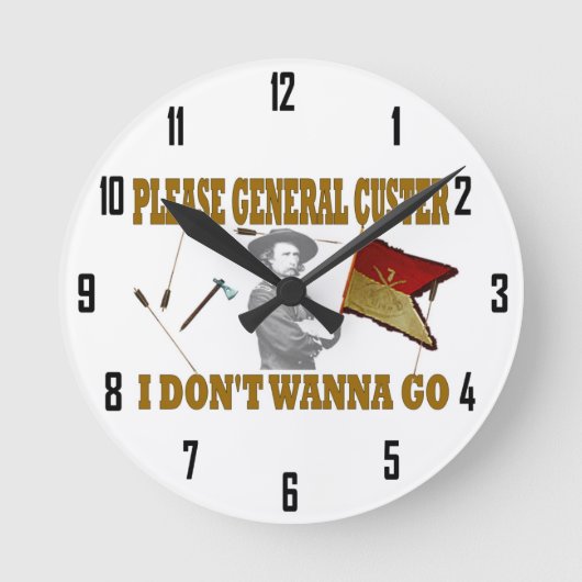 ALGEMENE CUSTER, IK WIL NIET GAAN RONDE KLOK (Voorkant)