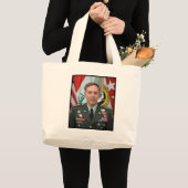 Algemene David Petraeus Portret Grote Tote Tas (Voorkant (product))