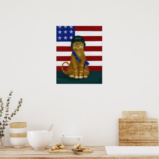 Algemene druk op het canvas poster (Keuken)