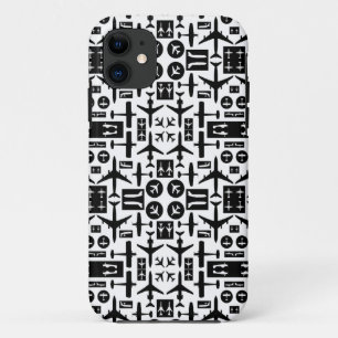 Algemene en commerciële luchtvaartcollage iPhone 11 hoesje
