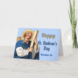 Algemene gelukwenskaart voor St. Andreasdag Kaart