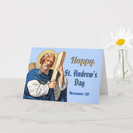 Algemene gelukwenskaart voor St. Andreasdag Kaart