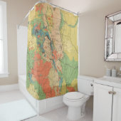 Algemene geologische kaart van Colorado Douchegordijn (In situ)