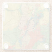 Algemene geologische kaart van Colorado Glazen Onderzetter (Achterkant)